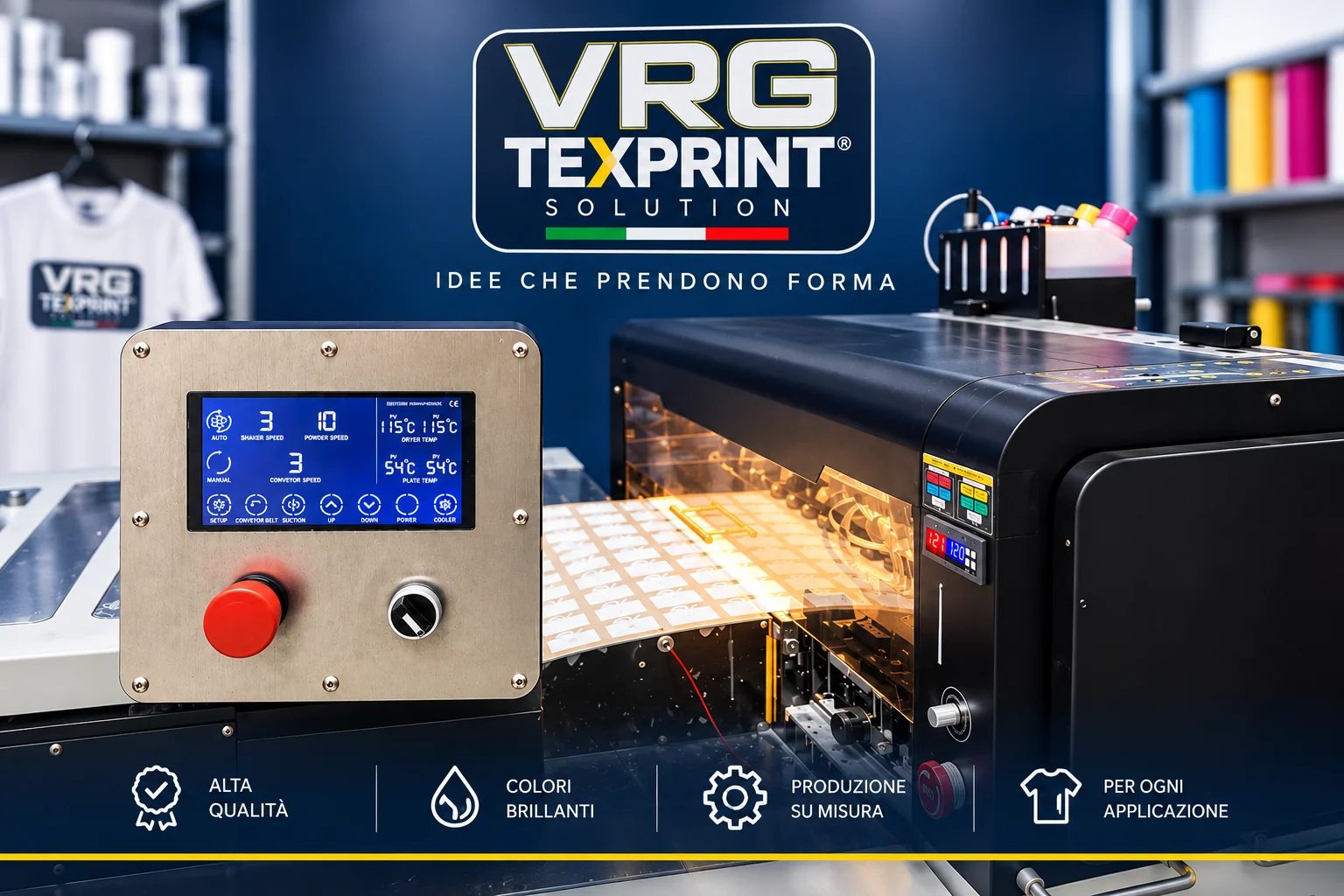 DTF al metro VRG Texprint Solution